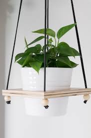 Diy Hanging Plant Holder Make A Wooden Hanging Plant Pot Holder Hanging Plant Holder Hanging Plants Indoor Plant Pot Holders