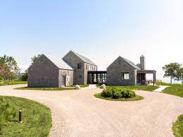 Farmhouse exterior paint colors 2019 exterior stone. Photo 2 Of 12 In One Couple S Contemporary Coastal Retreat Celebrates Barn Style House Modern Barn House Modern Farmhouse Exterior