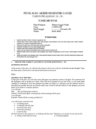 Past continuous tense last night soal exercise bahasa inggris tentang past perfect tense soal exercise expressing admiration dalam bahasa inggris 20 soal exercise past continuous tense dalam bahasa inggris a. Soal Latihan Pas Bahasa Inggris Kelas Xi Pdf Mosque Abrahamic Religions