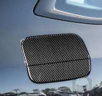 Amazon.com: Real Carbon Fiber Car Fuel Tank Gas Cap Panel ...