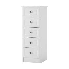Maybe you would like to learn more about one of these? Hampshire White 5 Drawer Tall Narrow Storage Chest