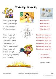 Jazz Chants Esl Google Search Wake Up Chants Jazz