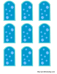 Are you planning a baby shower? Free Winter Baby Shower Favor Tags Templates