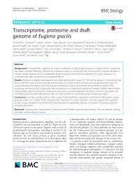 Check spelling or type a new query. Pdf Transcriptome Proteome And Draft Genome Of Euglena Gracilis