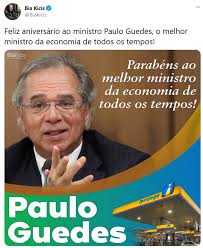 Ministro defendia o impostos como forma de compensar uma redução de tributos que incidem sobre a folha de pagamento das. Bia Kicis Parabeniza Paulo Guedes Pelo Seu Aniversario Brasil Pleno News
