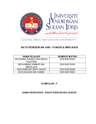 Akta pendidikan 1996 pindaan tahun 2002. Pdf Artikel Kpf3012 Complete Mohammad Ammar Academia Edu