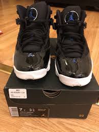 Nike Air Jordan 1 Mid Black Hyper Royal White Nike Air Jordan 6 Rings Bg Youth Sz 7y Black Hyper Royal White Fashion Clothing Shoes Accessories Kidsclothin Nike Air Jordan 6 Air Jordans Unisex Shoes
