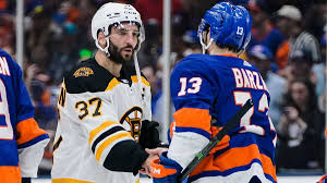 Is held back from brock nelson during game 6 of the stanley cup semifinals on wednesday, june 23, 2021. Bruins Out Of 2021 Playoffs With Game 6 Loss To Islanders