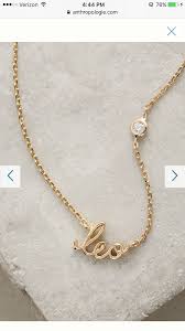 Leo Necklace From Anthropology Leo Necklace Nameplate Necklace Necklace