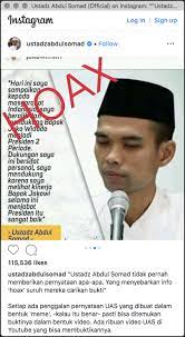 Dalam rangka safari dakwah, ustadz abdul somad lc ma terus mengelilingi indonesia untuk menyebarkan khazanah islam. Salah Meme Ustadz Abdul Somad Dukung Jokowi Turnbackhoax