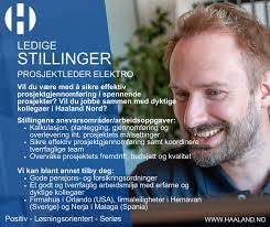 Haaland Nord trenger flere dyktige kollegaer! Vil du jobbe med spennende  prosjekter i et tverrfaglig team? Les mer og søk her:  https://haalandtotal.recman.no/job.php?job_id=370737