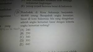 Nilai cbr dari masa ke masa dapat digunakan sebagai acuan untuk mengetahui tingkat pertumbuhan (kenaikan atau penurunan) populasi penduduk di suatu negara atau wilayah dan dapat. Permisi Ada Yg Bs Menghitung Cdr Dengan Kematian Sedang Beserta Caranya Brainly Co Id