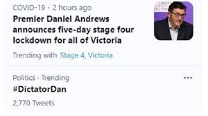 Victorians know, better than anyone, just how deeply. Covid 19 Coronavirus Dictator Dan Anger In Victoria Over Third Lockdown Nz Herald