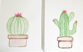 :)if you want to learn how to paint watercolor foods. Watercolor Cactus Tutorial