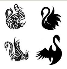 Black And White Swan Tattoo Swan Tattoos The Top Right One Swan Tattoo Black Swan Tattoo Picture Tattoos