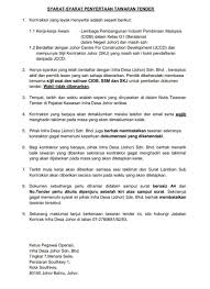 Surat pelantikan kontraktor 2016 izzat optimis tapak perhimpunan. Infra Desa Johor Johor Bahru Local Business Facebook