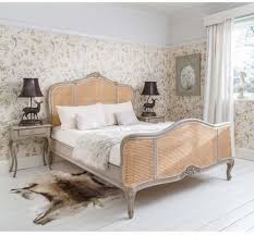 Testata matrimoniale intreccio in banano struttura legno di mogano indonesiano cm 160 x 8 x h 150 testate etniche on line. Normandy Rattan Painted Luxury French Bed Camera Da Letto Arredamento Mobili