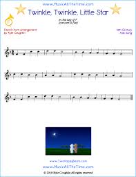 Twinkle Twinkle Little Star French Horn Sheet Music