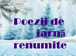 4 ianuarie 1954, craiova) a fost o poetă româncă care a compus poezii pentru copii. 20 De Poezii De IarnÄƒ IndrÄƒgite Din CopilÄƒrie È™i Din È™coalÄƒ