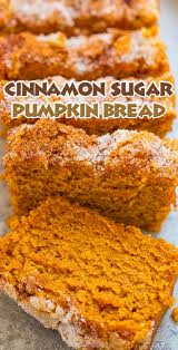 Cinnamon Sugar Pumpkin Bread
