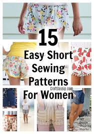 If this is your first time on our blog, remember to check our free sewing patterns page. Sewing Patterns 15 Women S Shorts You Can Sew Sewing