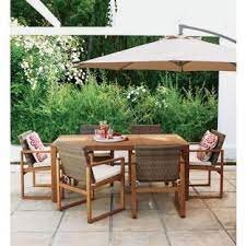 Cadiz Garden Dining Set 6 Chairs From Homebase Co Uk Outdoor Furniture Sets Garden Furniture Sets Garden Dining Set