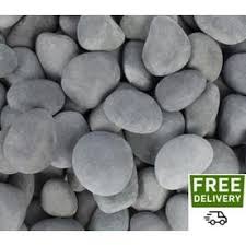 Rain Forest Gray Mexican Beach Pebbles Lowes Com In 2021 Mexican Beach Pebbles Mexican Beaches Landscaping With Rocks