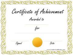 44+ free printable gift certificate templates. Free Customizable Certificate Of Achievement Editable Printable