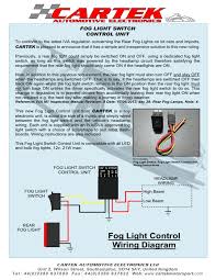 In this picture, you can see the strip gauge on the back of the switch. Fog Light Control Wiring Diagram