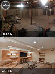 Our gaining storage basement remodelling project that took on a life of its own. Carole S Basement Before After Pictures Luxury Home Remodeling Sebring Design Build