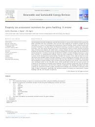 Planning and development act 2005. Property Tax Assessment Incentives For Green Building A Review Shazmin Shareena Academia Edu