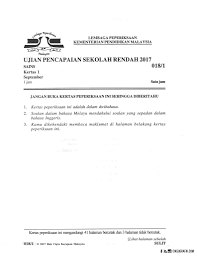 Text of soalan bahasa inggeris tahun 6. Jawapan Dan Soalan Upsr Sains Kertas 1 2017 Koleksi Grafik Untuk Guru
