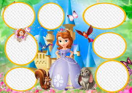 So you can choose and match this colour with as your party theme 2. Baby Picture Frame Sofia The First