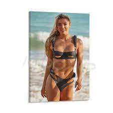 Amazon.com: SUKWA Olivia Dunne Poster Sexy Beauty Poster (2) Canvas Poster  Bedroom Decor Office Room Decor Gift Frame-style 12x18inch(30x45cm):  Posters & Prints