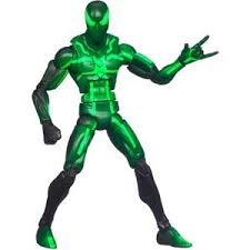 Black And Green Spiderman Marvel 2012 Series 2 Spider Man Action Figure Black Green Suit Walmart Com Hasbro Marvel Legends Marvel Legends Spiderman