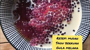 Jika dimasak mengikut citarasa sendiri. Resepi Mudah Sagu Berkuah Gula Melaka Youtube