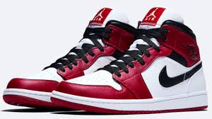 Air Jordan 1 Mid Chicago White Heel Youtube