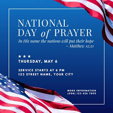 2021 themed apparel and gifts. National Day Of Prayer Scoial Graphic In 2021 Prayer For Church Memorial Day Event Flyer Templates