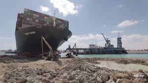 The ever given ship smashed into the banks of the canal last week and halted the global trade route. Yx 78dsexhtdzm