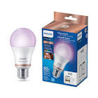 Smart LED A19 E26 60W A-Line Light Bulb, Dimmable Full Color and Tunable White... 575290 Philips WiZ