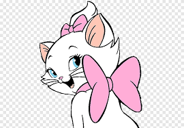These little kitties are adorable and ready to be drawn in with pen or pencil or crayon. Marie Kitten Cat Drawing The Walt Disney Company Aristocats White Mammal Png Pngegg