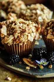 Gluten free double chocolate muffins. Blackberry Coconut Oatmeal Muffins Vegan And Gluten Free Heather Christo