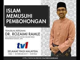 Rozaimi ramle которое загрузил geng muslim размером ~63.75 mb и длительностью 15 мин и 55 сек. 20 02 2019 Dr Rozaimi Ramle Islam Memusuhi Pembohongan Youtube