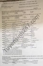 Các thí sinh tại điểm thi trường thpt chuyên trần đại nghĩa, quận 1 tp hcm. Ä'ap An Ä'á» Thi Thá»­ Tá»'t Nghiá»p Thpt 2021 Láº§n 1 Thpt Chuyen Khtn Mon Anh