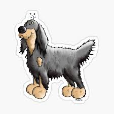 He took the black and tan setter, scotland's only gundog, and in the 1770s bred it with bloodhound and possibly collie. Gordon Setter Stickers Redbubble