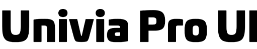 Mais de 30.000 fontes truetype para downloads gratis. Univia Pro Ultra Font Free Download