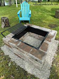 Mini fire pit in the backyard is a great addition to your perfect home. Easy Diy Fire Pit Kit With Grill Redhead Can Decorate