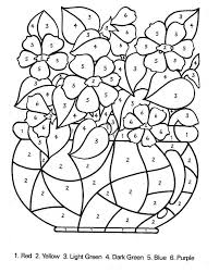 Hundreds of free spring coloring pages that will keep children busy for hours. Add Some Color To This Flower Arrangement Color By Numbers Coloringpages Coloringforadults Spring Coloring Pages Free Coloring Pages Free Printable Coloring