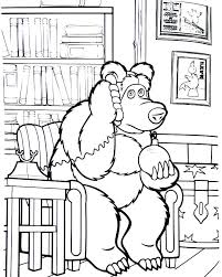 Posted in bt21 coloring pages tagged avatars bts korea line friends toys video game. Masha And The Bear Coloring Pages 100 For Kids Printable