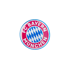 This logo image consists only of simple geometric shapes or text. 3d Logo Sticker Official Fc Bayern Munich Store